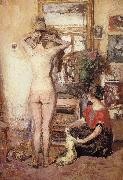 Edouard Vuillard Two British friends Sweden oil painting artist